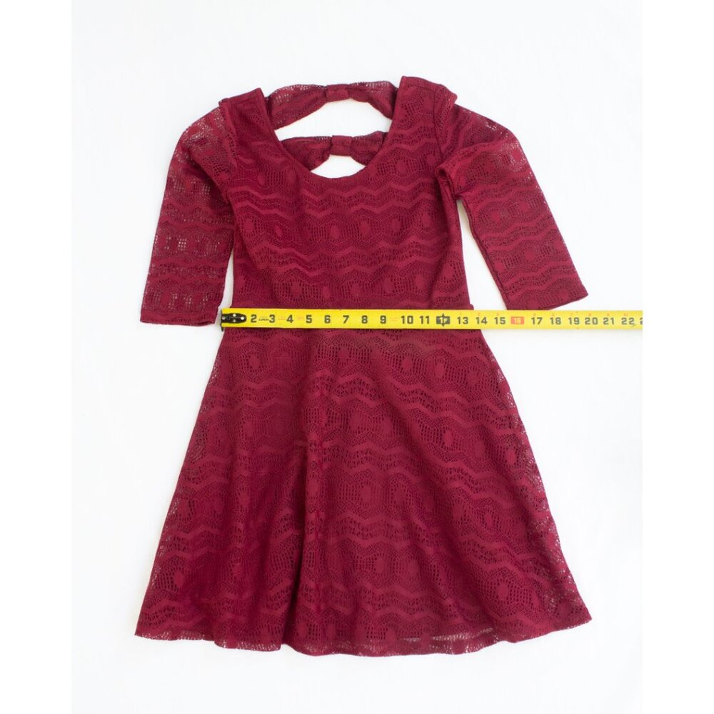 Xhilaration Lace Lined Dress - Red - Picture 3 of 5